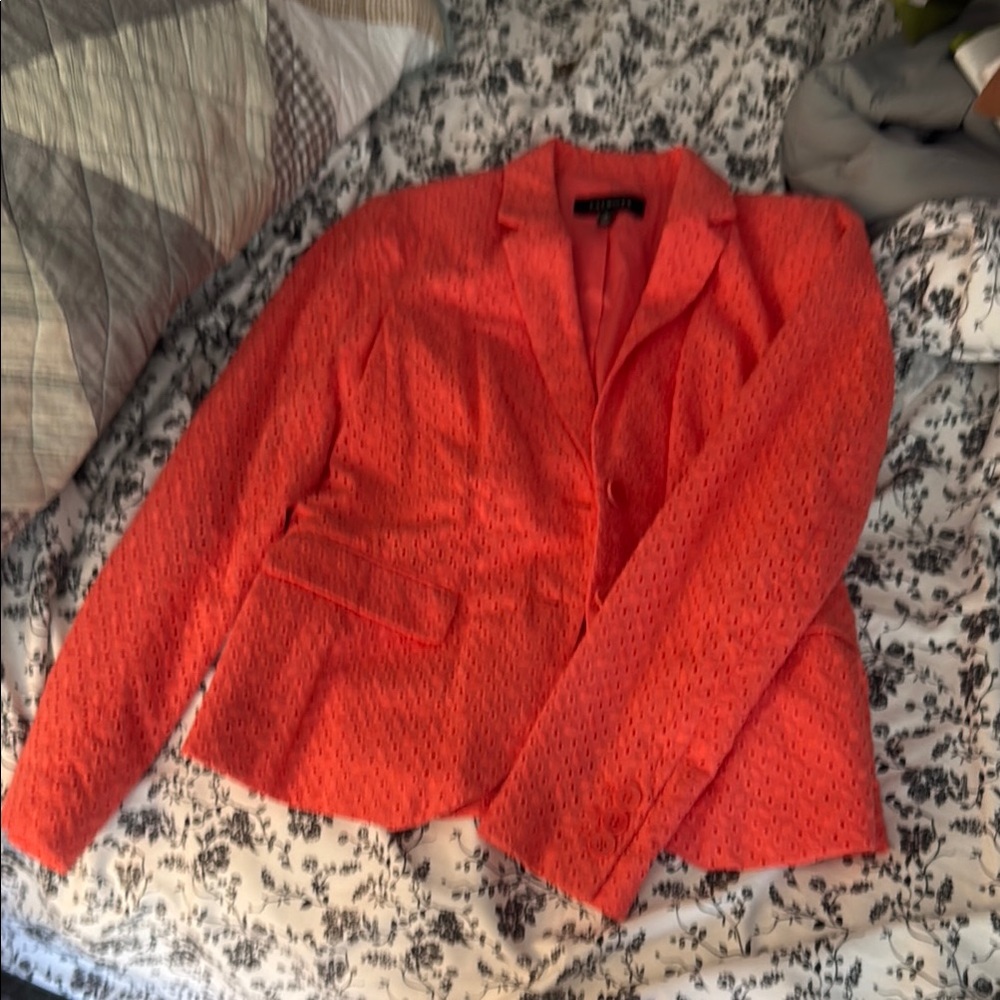 Talbots Pink Blazer Structured Suit Jacket